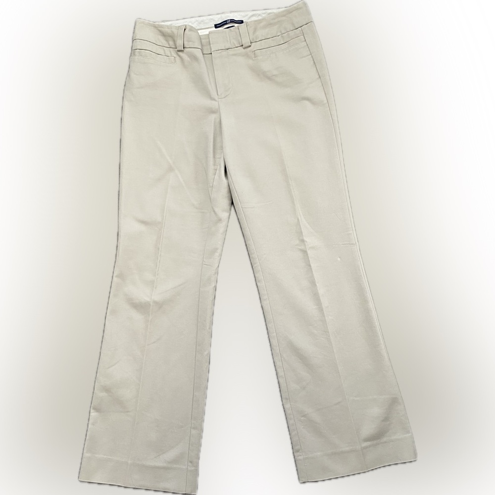 GAP Curvy Wide-Leg Stretch Khaki Pants - Size 12 - EUC!